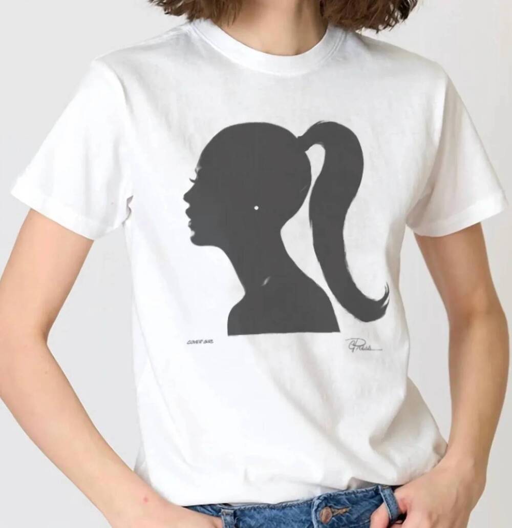 NEW CPRESS STUDIO covergirl mushie tee in white